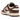 Nike Dunk Low Cocoa Wow baskets vue latérale avec empeigne en cuir marron, lacets assortis et semelle intermédiaire blanche sur semelle gomme