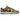 Nike Dunk Low Dark Driftwood baskets en profil, avec des superpositions en cuir marron et une semelle blanche au look rétro intemporel