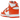 Nike Dunk High Syracuse (2021) baskets en vue angulaire avec design en cuir orange et blanc, laçage classique et semelle en caoutchouc blanc