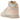 Nike Dunk High Sail Crimson Tint baskets en vue angulaire avec empeigne en cuir, superpositions rose pâle, lacets blancs et semelle assortie.