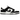Nike Dunk Low Next Nature Black White baskets en vue latérale avec empeigne en cuir blanc, empiècements noirs et semelle blanche classique