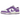 Nike Dunk Low Next Nature Black Raspberry baskets vue latérale avec empeigne en cuir framboise et noir, semelle intermédiaire blanche et noire