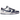 Nike Dunk Low EMB NBA 75th Anniversary Brooklyn Nets baskets vue latérale classique avec une tige en cuir gris et noir et le logo NBA emblématique
