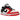 Nike Dunk Low 75th Anniversary Chicago baskets en vue latérale avec une base en cuir blanc, des superpositions rouges et le logo 75th Anniversary
