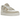 Nike Air Force 1 Low 07 Coconut Milk baskets vue latérale avec tige en cuir couleur crème et une semelle extérieure blanche assortie