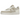 Nike Air Force 1 Low 07 Coconut Milk baskets vue latérale avec empeigne en cuir crème, semelle assortie et logo Swoosh blanc sur le côté.