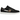 Nike Dunk Low SE Primal Black baskets vue latérale, avec une empeigne en cuir noir, un motif animalier, une semelle intermédiaire blanche et des lacets noirs