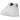 Nike Air Force 1 Low Valentines Day (2025) baskets vue latérale avec empeigne en cuir blanc, Swoosh rouge, logo cœur au talon et semelle épaisse.