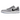 Air Jordan 1 Retro Low Golf Wolf Grey baskets en vue latérale élégante avec panneaux en daim gris, détails en cuir blanc et une semelle assortie.