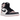 Air Jordan 1 Retro High OG Atmosphere baskets vue latérale avec empeigne en cuir rose et blanc, laçage classique et semelle blanche