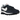 Nike LD Waffle SF sacai Fragment Blue Void baskets en vue latérale avec double languette, mesh bleu marine, détails en daim et semelle à étages blanche.