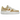 Nike Air Force 1 Low Pixel Sail Coconut Milk baskets vue latérale avec empeigne en cuir beige, Swoosh découpé et semelle en caoutchouc blanc angulaire.