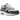 Nike Air Max 1 LV8 Obsidian baskets vue latérale avec empeigne blanche, détails en cuir bleu marine et unité Air visible dans la semelle