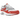Nike Air Max 1 Martian Sunrise baskets en vue latérale, mettant en valeur l'empeigne en mesh blanc, les détails en daim orange et l'unité Air