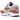 Nike Air Max 1 Martian Sunrise baskets vue latérale avec base en cuir blanc, garde-boue orange, Swoosh emblématique et unité Air visible