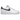 Nike Air Force 1 Low '07 Essential White Black Paisley baskets vue latérale avec une tige en cuir blanc et le motif paisley noir caractéristique sur le swoosh