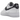 Nike Air Force 1 Low '07 Essential White Black Paisley baskets en vue latérale avec cuir blanc et logo swoosh à motif paisley noir