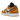 Air Jordan 1 Low Light Curry baskets vue latérale avec base en cuir blanc, empiècements en daim orange et logo Swoosh noir sur le côté.