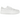 Air Jordan 1 Elevate Low Triple White baskets vue latérale présentant une empeigne en cuir blanc immaculé, une semelle plateforme et le logo Swoosh