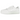 Air Jordan 1 Elevate Low Triple White baskets vue latérale avec cuir blanc, semelle plateforme épaisse et logo Wings brodé sur le talon.