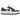 Air Jordan 1 Elevate Low Midnight Navy baskets vue latérale avec empiècements en cuir bleu marine, base blanche et semelle plateforme épaisse