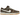 Nike SB Dunk Low Pro Paisley Brown baskets en vue latérale avec motif paisley marron, empeigne brune et semelle intermédiaire blanche.
