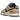 Baskets Nike Dunk Low Retro PRM Animal Pack Giraffe vue latérale avec cuir imprimé girafe marron sur le dessus et une semelle blanche