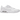 Nike Air Max SC Leather Triple White baskets en vue laterale avec une tige blanche en cuir et une unite air visible