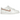 Nike Dunk Low White Pink baskets vue latérale présentant une empeigne en cuir classique avec des empiècements blancs et roses.