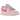 Nike Dunk Low Triple Pink baskets vue latérale dans des tons roses, cuir avec lacets assortis et une pointe perforée pour la ventilation