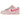Nike Dunk Low Triple Pink baskets vue latérale, présentant un mélange de panneaux en cuir rose, un logo Swoosh classique et une semelle blanche
