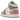 Air Jordan 1 Mid SE Pastel Vivid Green Grind baskets en vue angulaire avec tige en cuir blanc, détails verts et swoosh noir.