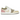 Air Jordan 1 Low Pastel Grind Vivid Green baskets vue latérale avec tons verts, détails en cuir blanc, swoosh noir et semelle extérieure mouchetée