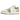 Air Jordan 1 Low Pastel Grind Vivid Green baskets vue latérale avec empeigne en cuir blanc, détails verts et semelle intermédiaire mouchetée recyclée