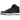 Nike Dunk High Fragment Beijing (2021) baskets en vue latérale avec empeigne en cuir violet et noir, semelle intermédiaire blanche et logo Fragment