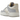 Nike Dunk Low Disrupt Summit White Ghost baskets vue inclinée avec tige en cuir blanc, accents bleu pâle et la semelle plateforme caractéristique