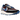 Nike LD Waffle sacai Undercover Night Maroon Team Royal baskets vue latérale avec design superposé, daim bordeaux et détails swoosh bleus