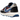 Nike LD Waffle sacai Undercover Night Maroon Team Royal baskets vue latérale avec empeigne bordeaux, détails bleu contrastant et double languette.