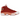 Air Jordan 13 Retro Dune Red baskets vue latérale avec détails en daim rouge, semelle blanche et logo holographique emblématique au talon.