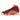 Air Jordan 13 Retro Dune Red baskets vue latérale avec empeigne rouge et blanche, panneaux en nubuck, talon apparent et semelle extérieure noire