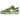 Nike Dunk Low Chlorophyll baskets vue latérale présentant une base en cuir blanc avec des empiècements verts, une semelle intermédiaire et extérieure