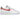 Nike Air Force 1 Low Orange Paisley baskets vue latérale avec empeigne en cuir blanc, swoosh emblématique motif paisley orange et semelle en gomme