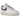 Nike Air Force 1 07 LX Coconut baskets vue angulaire montrant la silhouette emblématique en cuir de couleur crème noix de coco avec semelle blanche