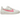 Baskets Nike Air Force 1 Low PLT.AF.ORM Sail Coral Chalk vue de profil montrant la semelle surélevée, l'empeigne en cuir clair et le logo swoosh rose.