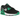 Nike Air Max 90 Black Stadium Green baskets vue latérale avec empeigne en cuir et mesh noir, détails verts et unité Air classique