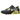 Baskets Nike Air Max 90 Smoke Grey Lightning vue latérale avec empeigne grise, swoosh jaune vif contrastant et unité Air visible dans la semelle.