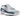 Nike Air Max 90 Pink Foam Armory Navy baskets vue latérale classique avec détails roses, virgule bleu marine et unité Air visible dans la semelle