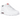 Nike Air Max 90 White Light Crimson baskets vue latérale avec empeigne blanche, détails rouge vif, unité Air visible et semelle extérieure en caoutchouc