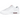 Baskets Nike Air Max 90 White Light Crimson vue latérale avec empeigne blanche, détails crimson, amorti Air visible et semelle extérieure blanche