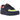 Nike Air Max 90 Blackened Blue Lemon Venom Hyper Crimson Gradient baskets vue latérale avec tons verts, détails bleus et unité Air visible au talon